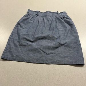 Linen sweet skirt also lined